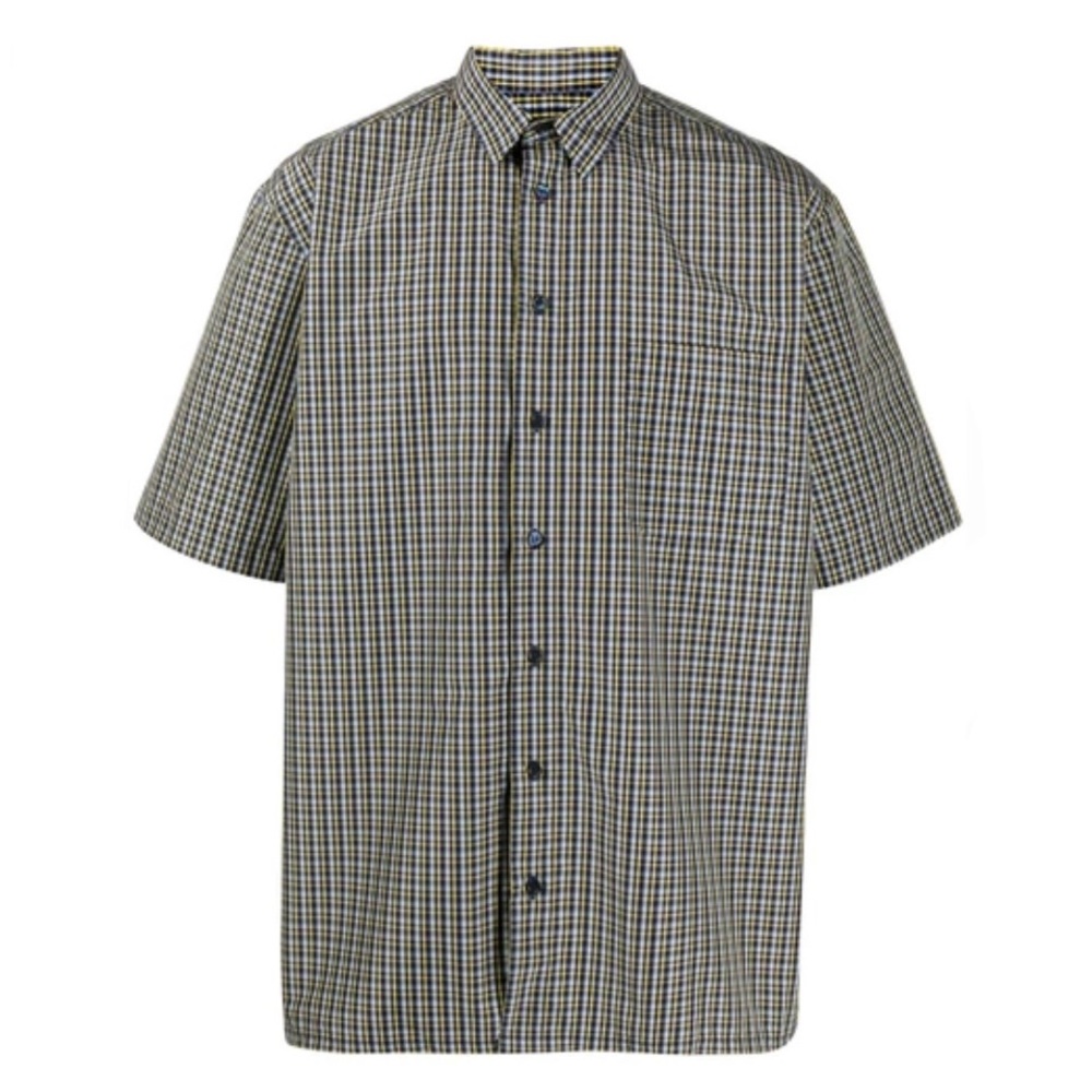 Raf Simons Support Labs Logo Button Down Shirt